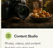 Food photography and content production